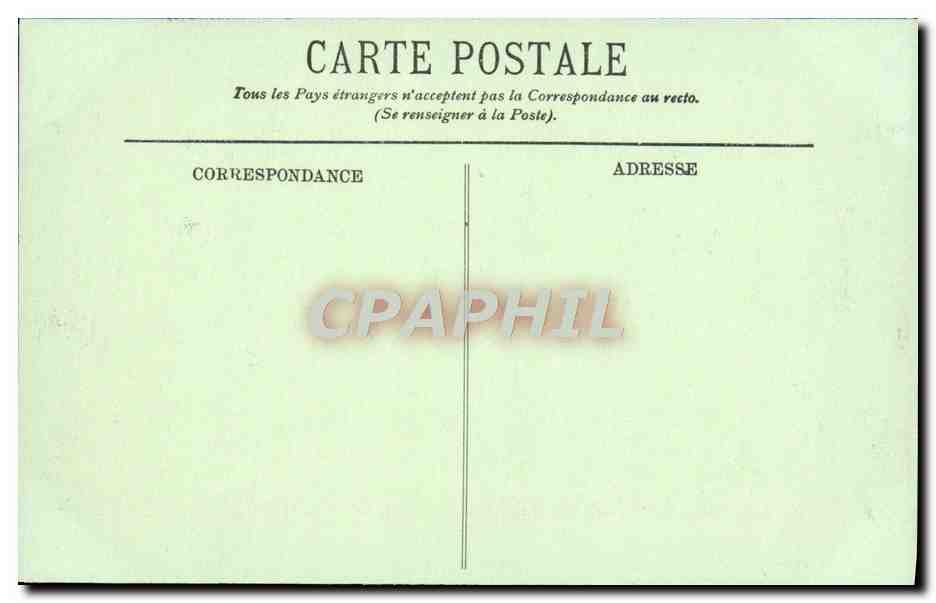 Fontainebleau — El Castillo — La Corte de los Viejos — LL. — n° 292 — Reverso