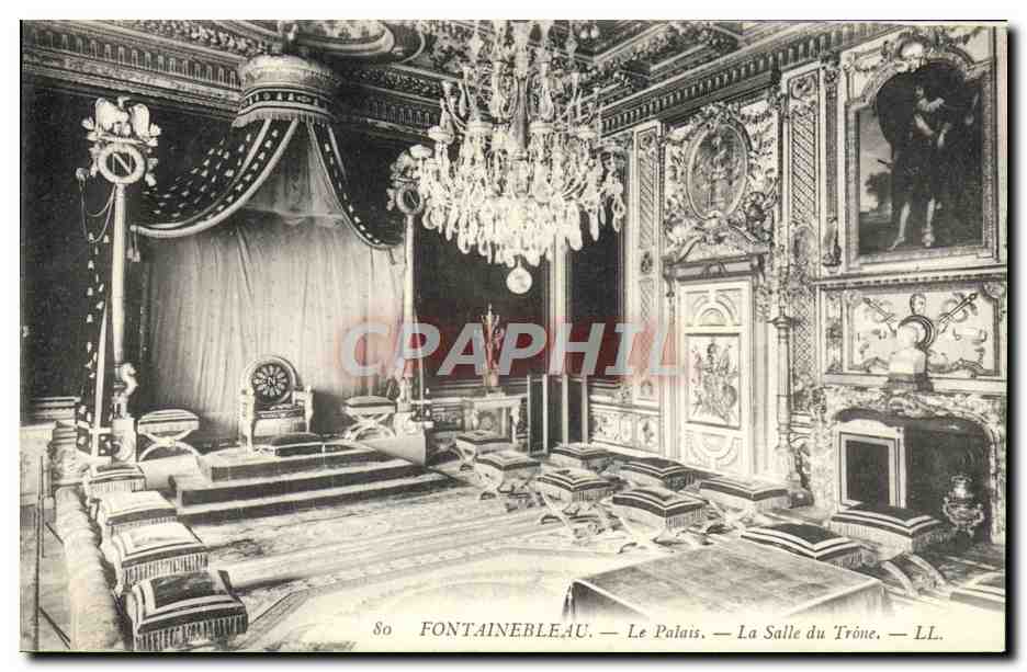 Fontainebleau — Le Palais — La Salle du Trône — LL. — n°80