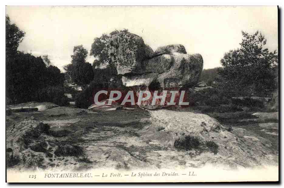 Fontainebleau — La Selva — El Esfinge de los Druidas — I.L.