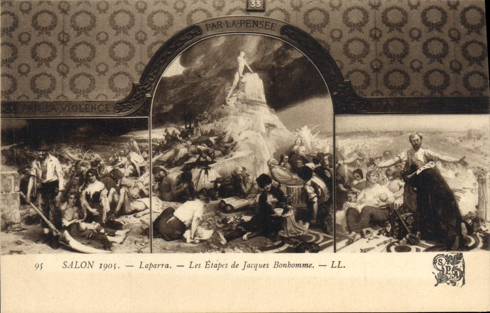 CPA Salon 1905 Laparra Les Etapes De Jacques Bonhomme