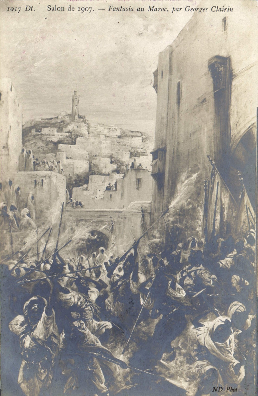 Fantasia au Maroc — Salon de 1907 — par Georges Clairin