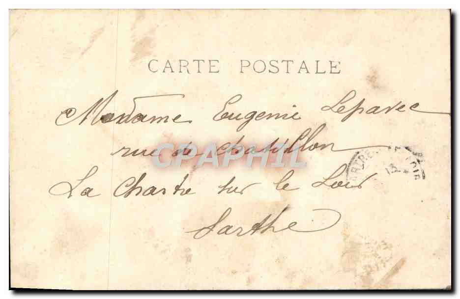 CPA L'Hoest Maternite Salon 1905 — Verso