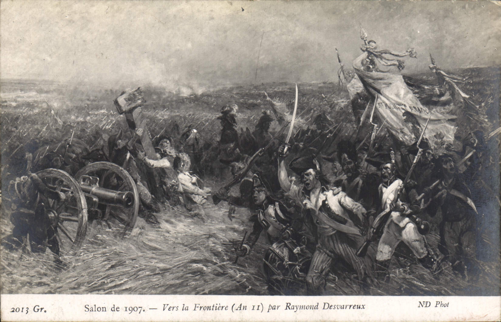 Vers la Frontière (An II) — Salon de 1907 — par Raymond Desvarreux — ND Phot