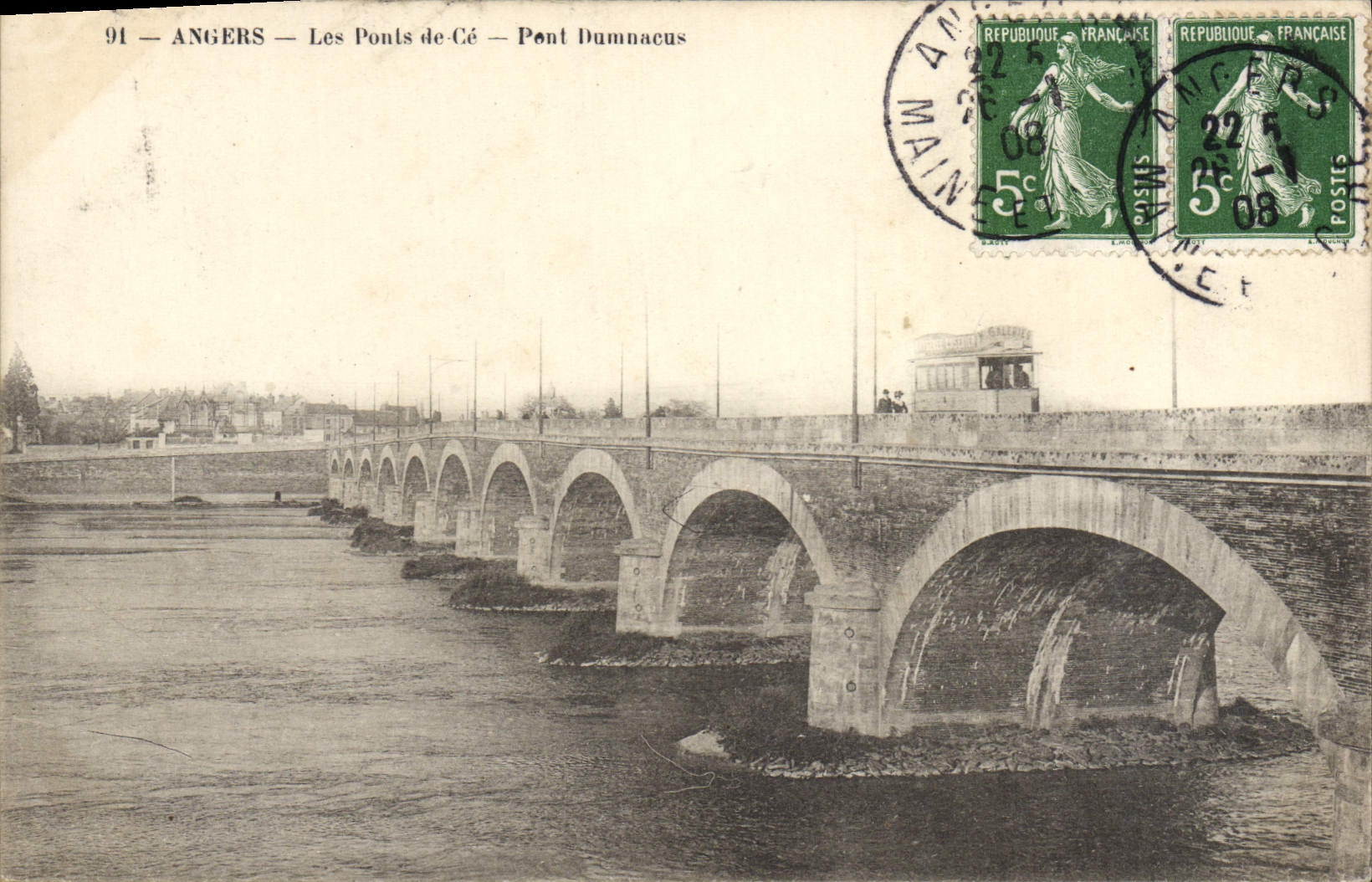 CPA Angers Les Ponts De Ce Pont Dumnacus 