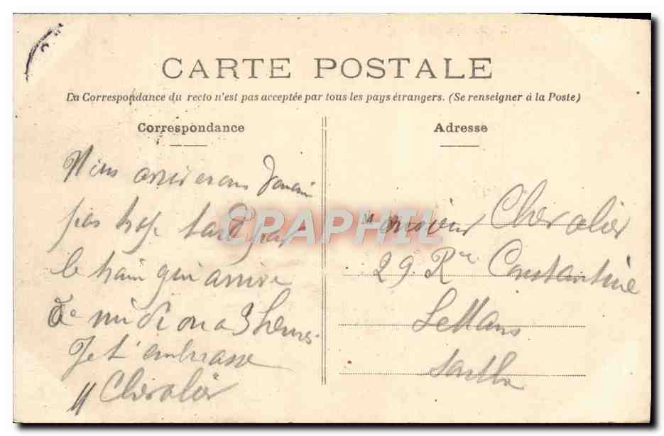 CPA Angers Les Ponts De Ce Pont Dumnacus  — Back