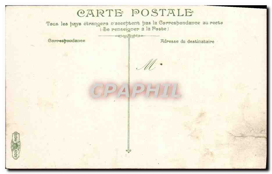 CPA Annecy Quai De I'Ile — Rückseite