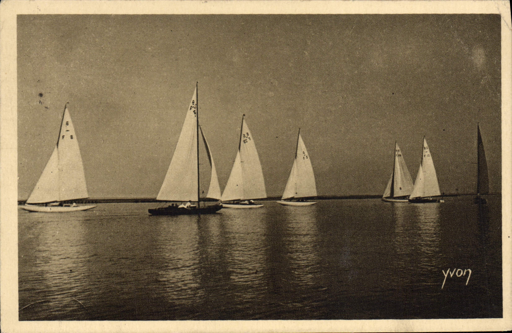 CPA Arcachon Ralliement Pour Les Regates Bateaux