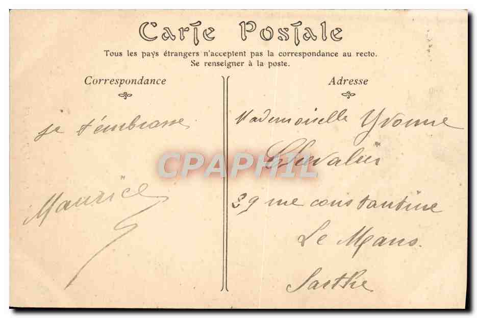 CPA Angers Femine Des Ponts De Ce Folklore — Rückseite