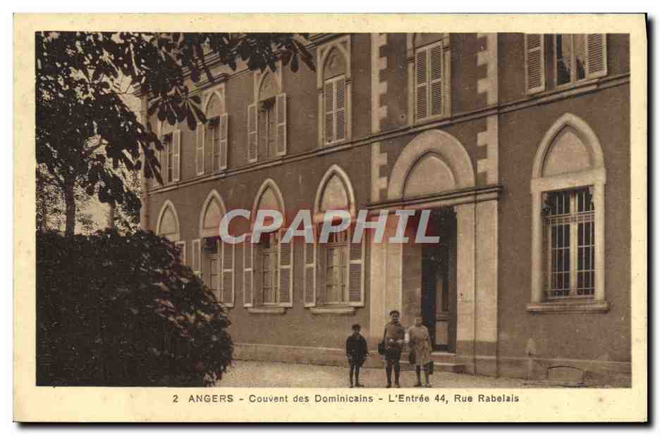 CPA Angers Couvent Des Dominicains L'Entree
