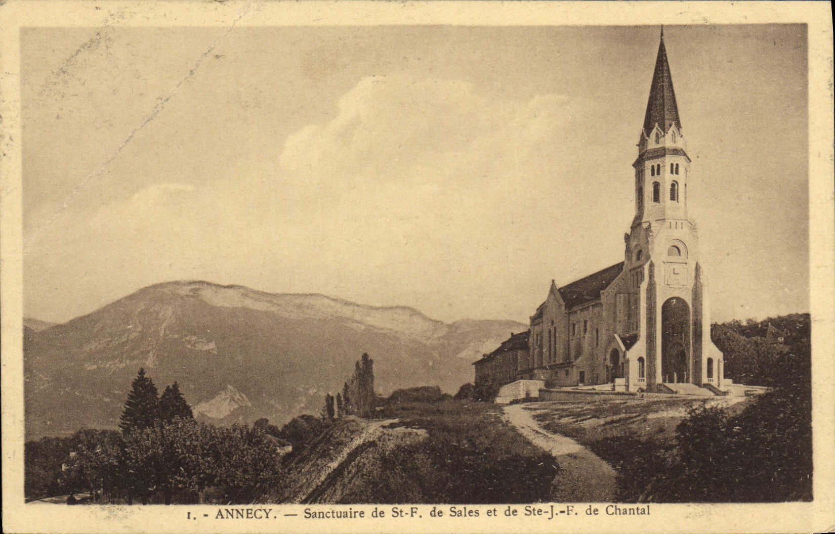 Annecy — Sanctuaire de St-F. de Sales et Ste-J. de Chantal — Le Doiré, Phot. Détailin