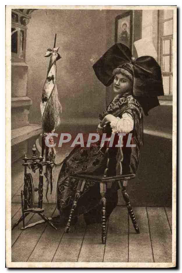 Femme d'Alsace — Costume traditionnel — Kunstverlag J. Beltz, Strasbourg