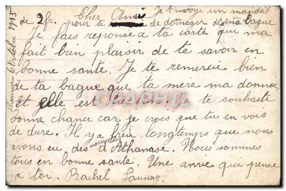 CPA Le Clairon Sonne La Charge Paul Deroulede Militaria — Rückseite