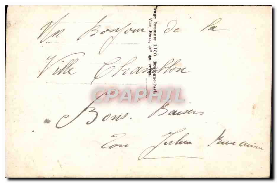 CPA Pres Du Moulin Soldat Militaria  — Verso