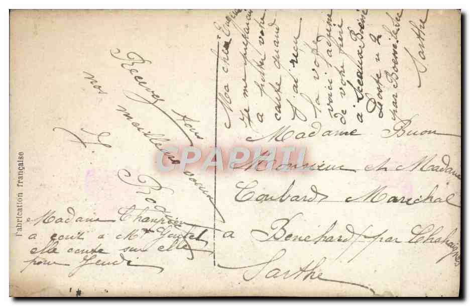 CPA Fantaisie Et Maintenant Quils Viennent Alsace Soldat Militaria — Rückseite