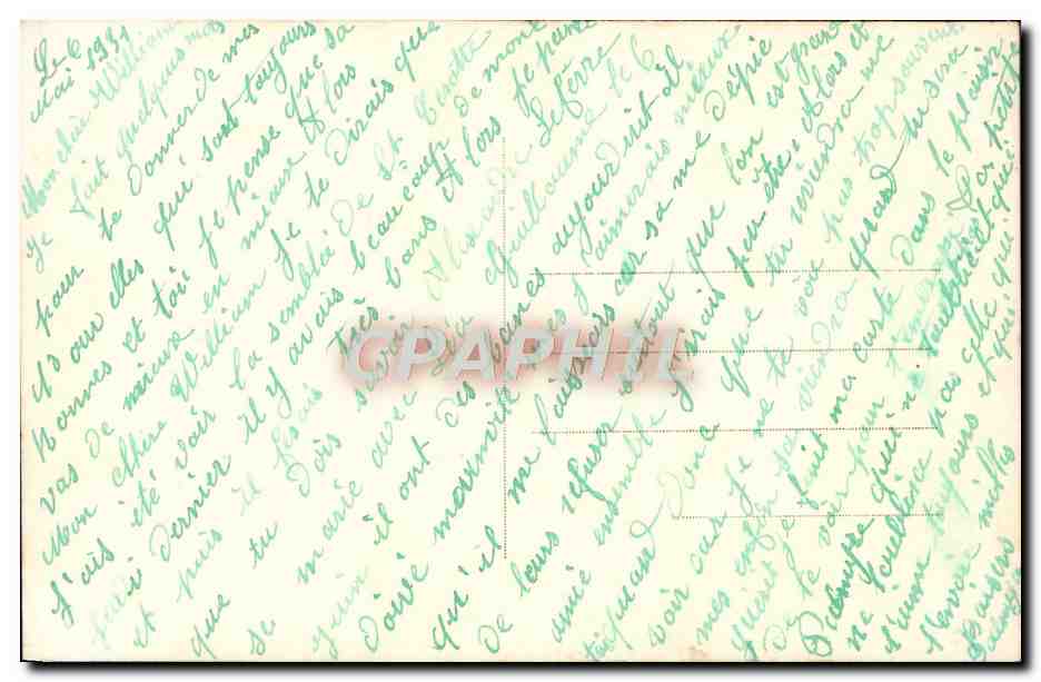 CPA Fantaisie Femme — Back