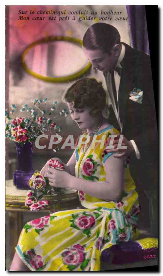 CPA Fantaisie Femme