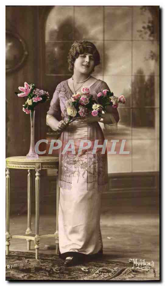 CPA Fantaisie Femme 