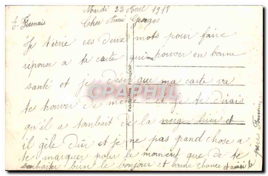 CPA Fantaisie Femme Fleurs Colombe — Rückseite