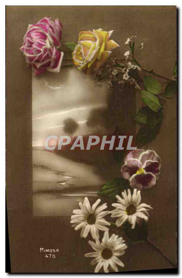 CPA Fantaisie Fleurs