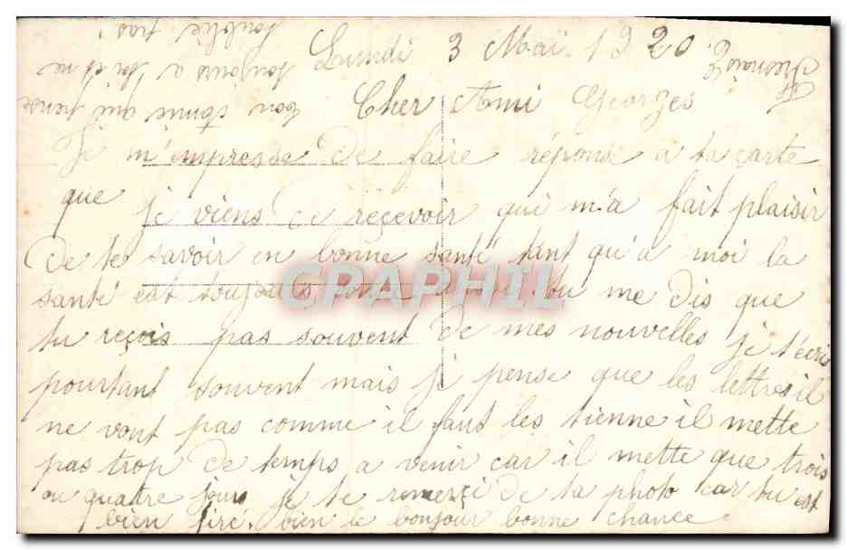 CPA Fantaisie Fleurs — Verso