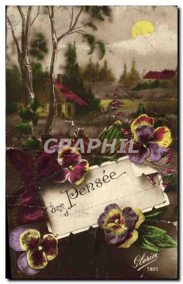 CPA Fantaisie Fleurs