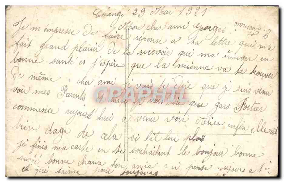 CPA Fantaisie Fleurs  — Verso
