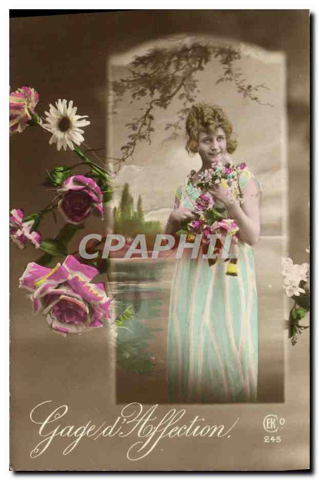 CPA Fantaisie Femme 