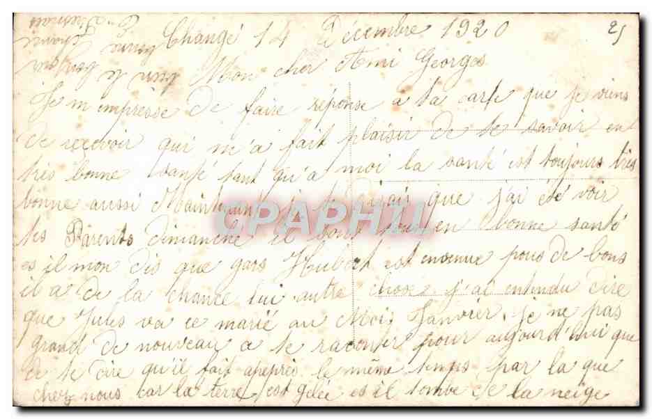 CPA Fantaisie Femme  — Verso
