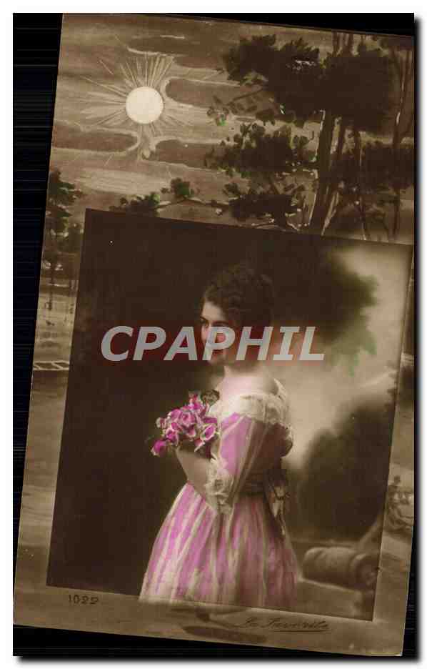 CPA Fantaisie Femme 