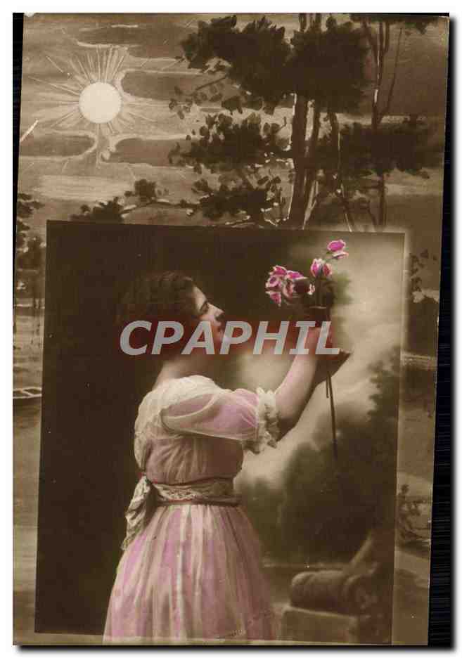 CPA Fantaisie Femme 
