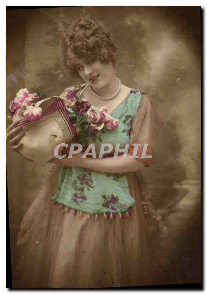 CPA Fantaisie Femme 