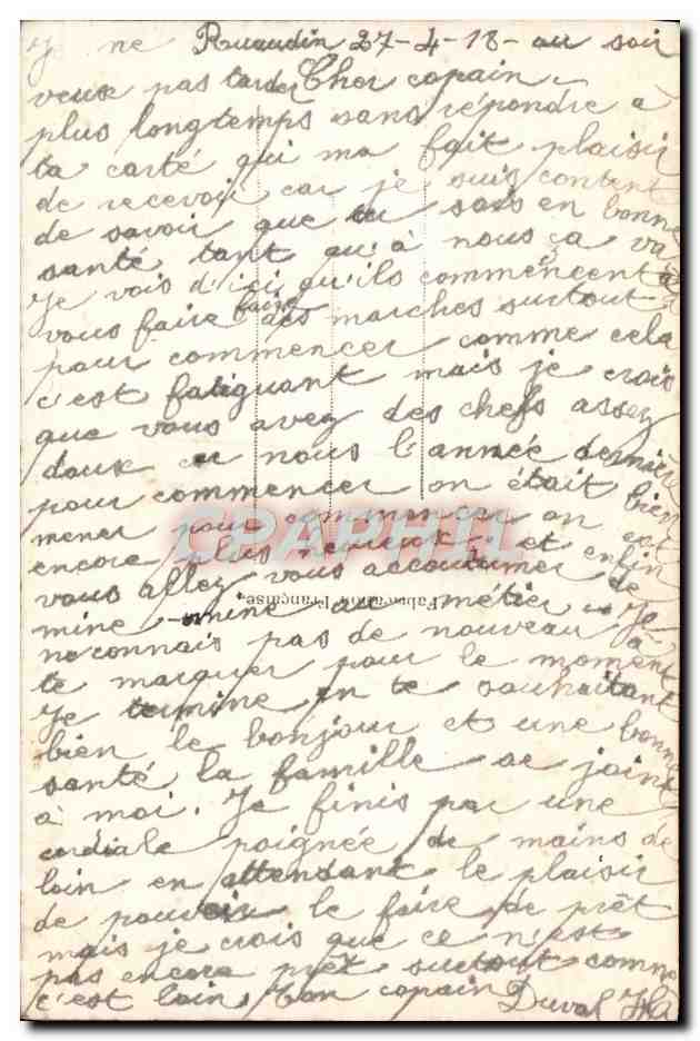 CPA Fantaisie Femme  — Rückseite