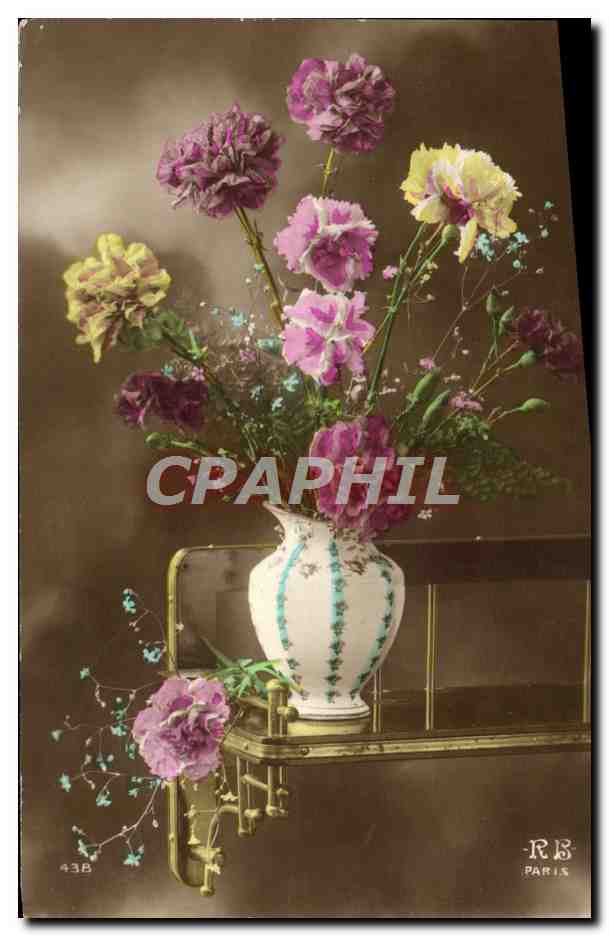 CPA Fantaisie Fleurs
