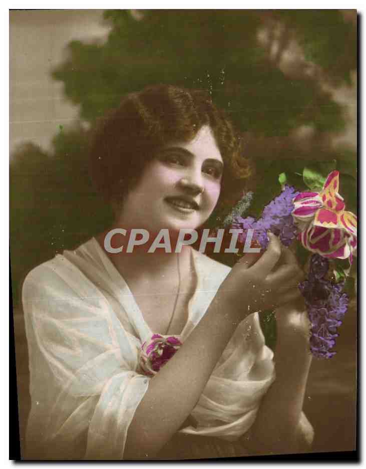 CPA Fantaisie Femme 