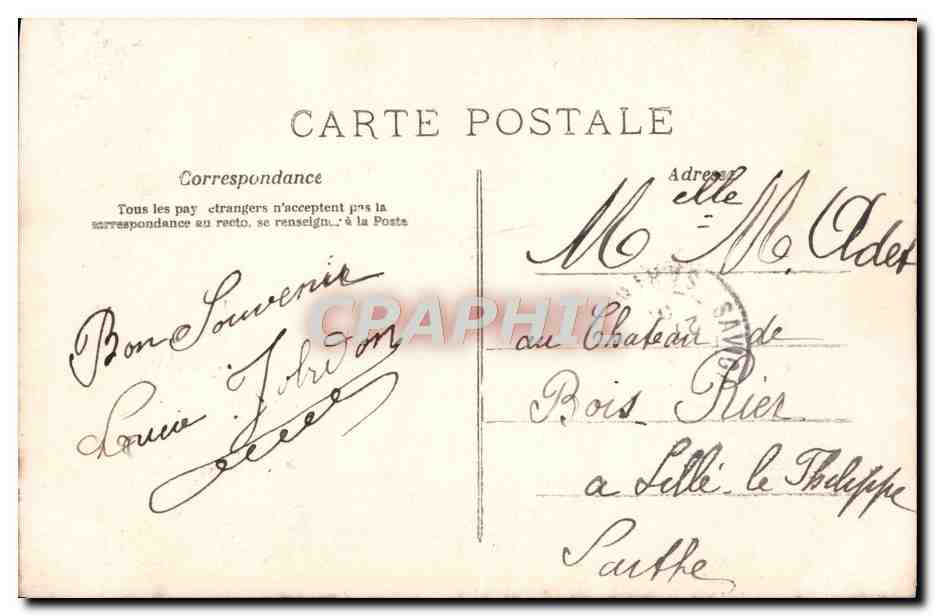 Jeune femme avec bouquet de roses — Amitiés Sincères — D.J.K. n°302 — Reverso