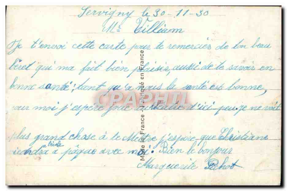 CPA Fantaisie Femme Enfant — Rückseite