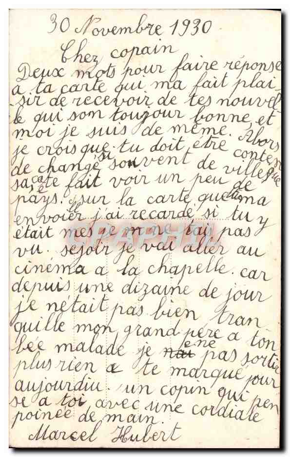 CPA Fantaisie Femme  — Rückseite