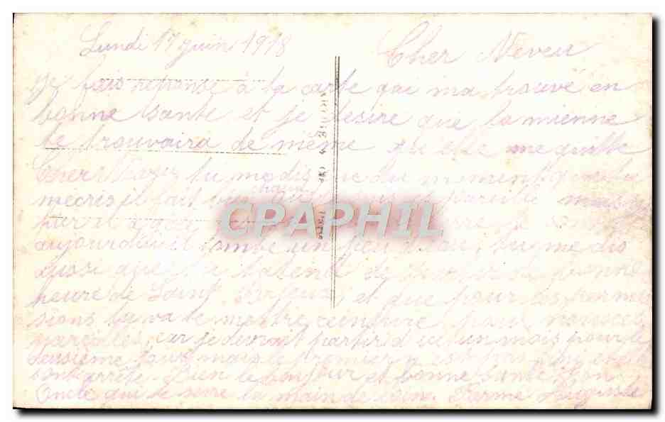 CPA Fantaisie Femme  — Verso