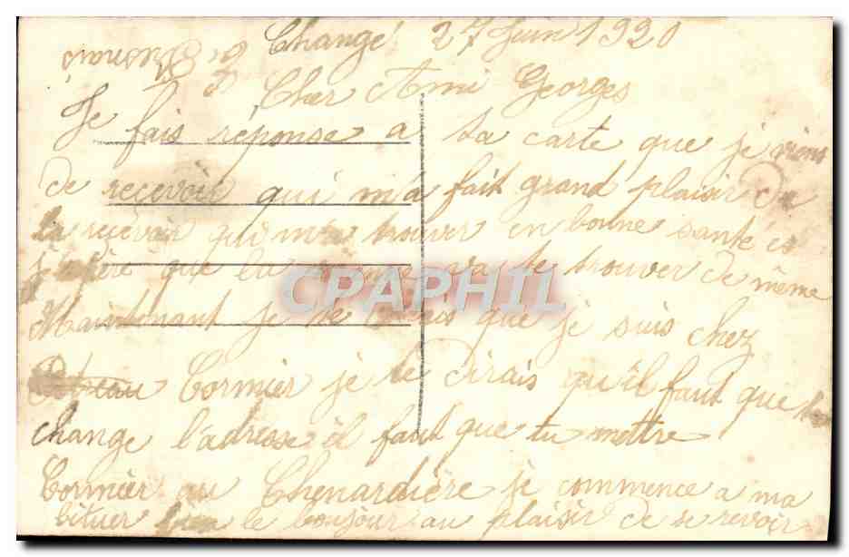CPA Fantaisie Femme  — Verso