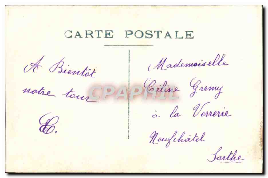 Nouveau couple marié — Au lendemain de l'hyménée, Bonne et charmante destinée — Luna, n°235 — Verso