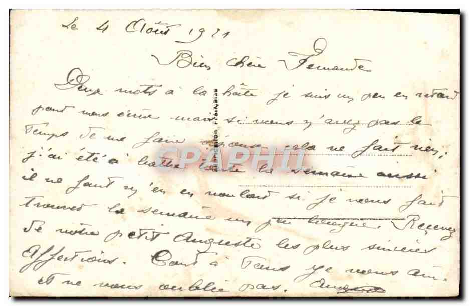 CPA Fantaisie Femme Fleurs  — Verso