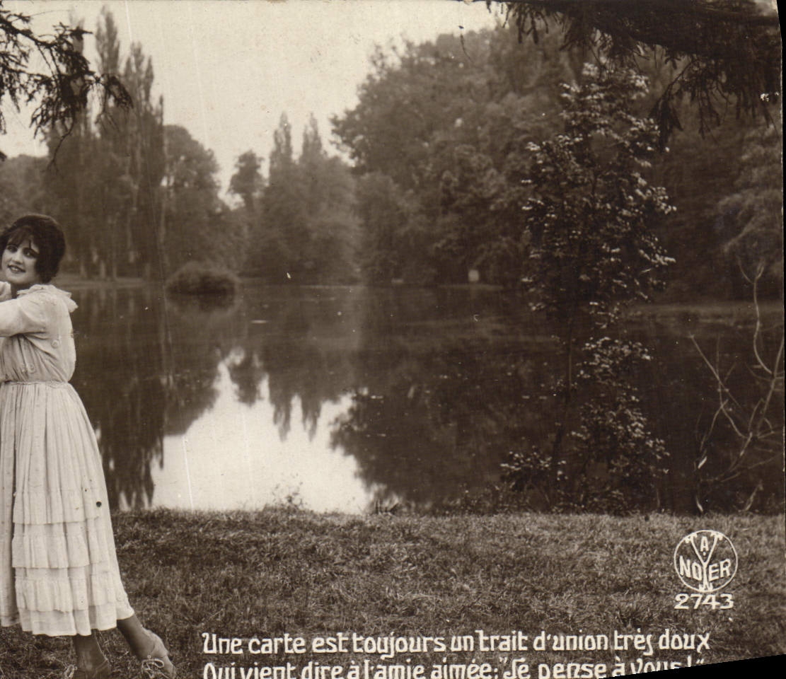 CPA Fantaisie Femme 