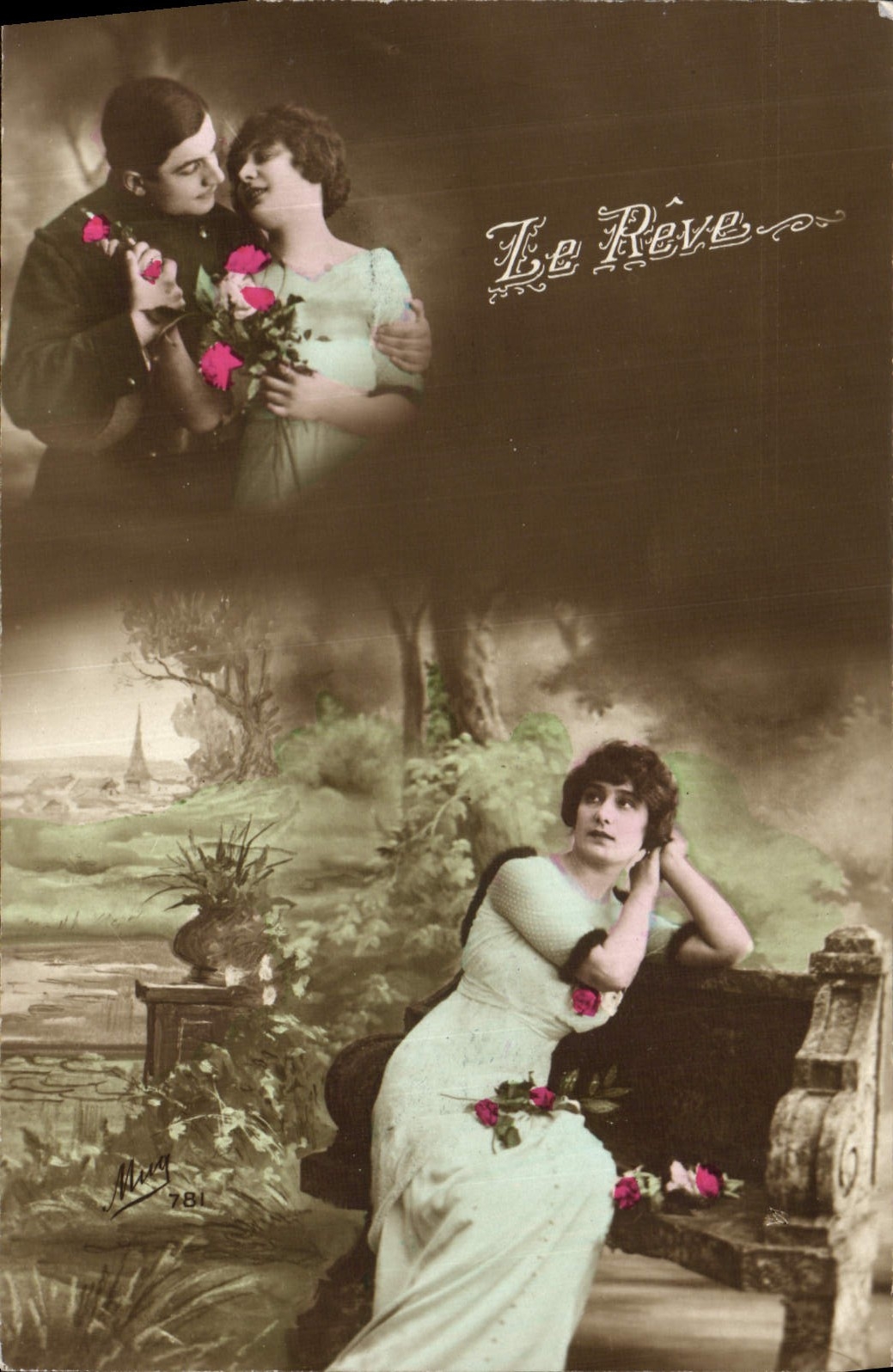 CPA Fantaisie Femme 