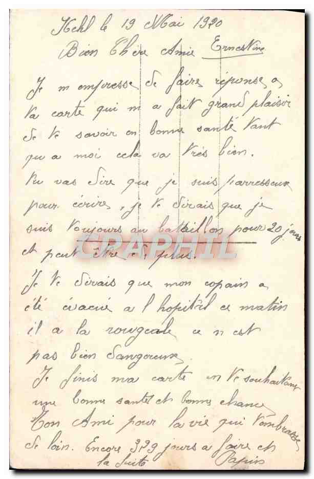 CPA Fantaisie Femme Soldat Militaria — Rückseite