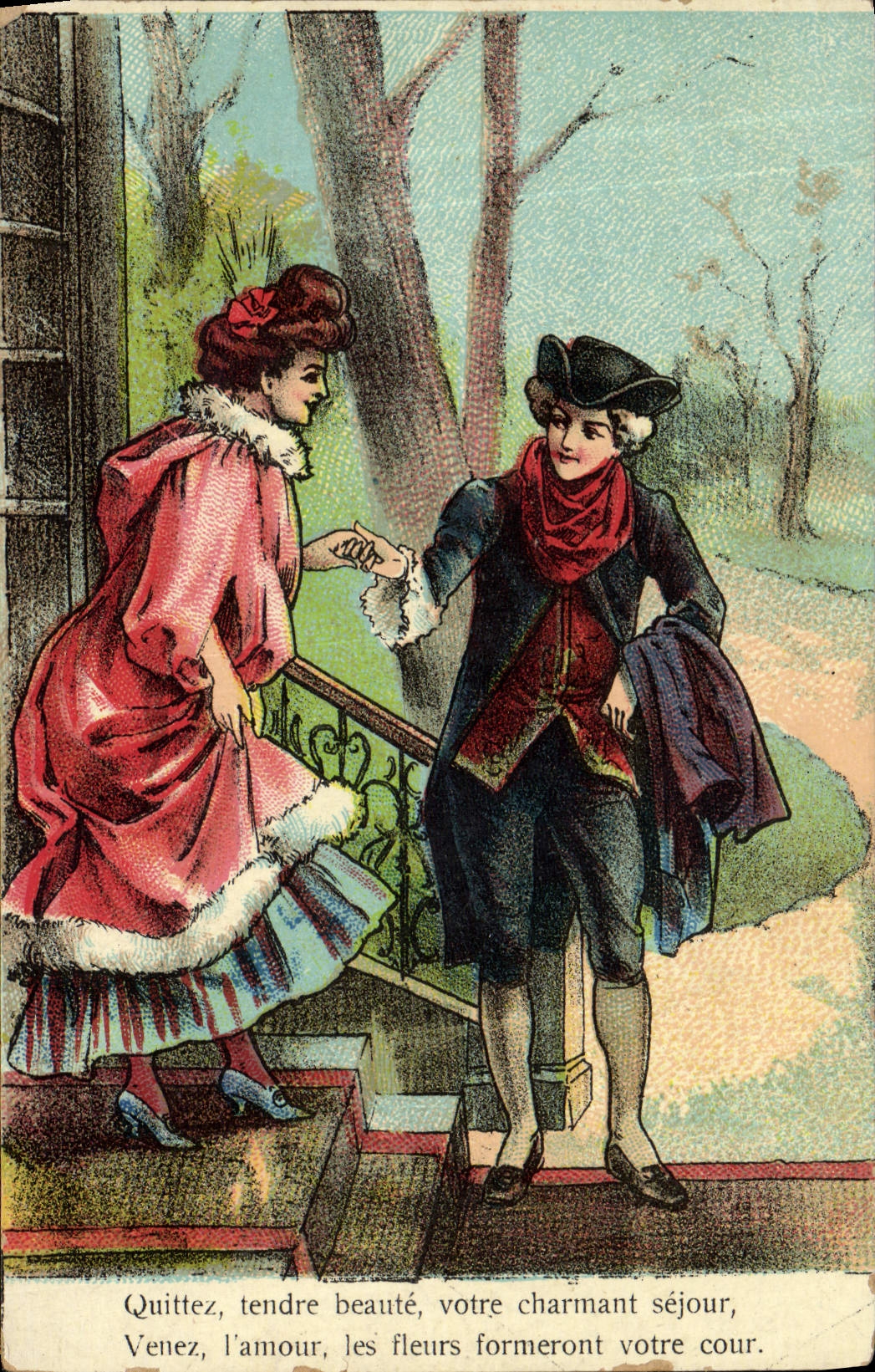 CPA Fantaisie Femme 