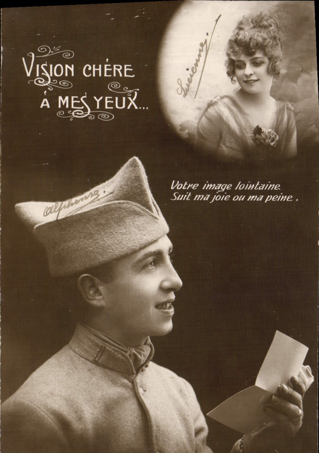Soldat en uniforme — Vision chère à mes yeux... — Lucienne / Alfihomz