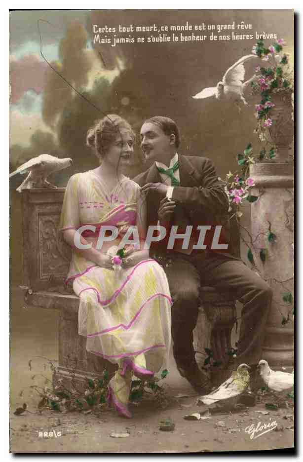CPA Fantaisie Femme Colombes