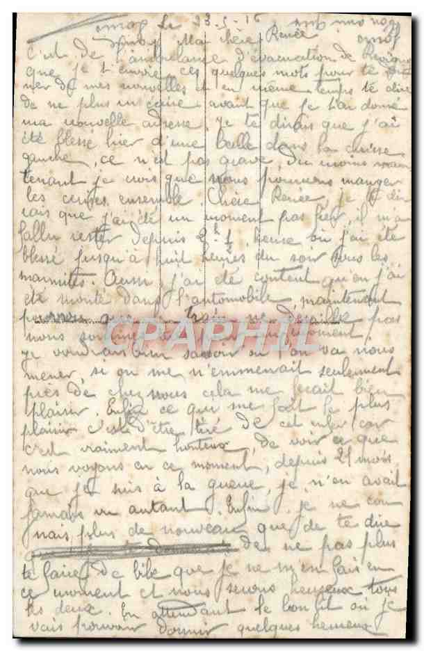 CPA Fantaisie Femme — Verso