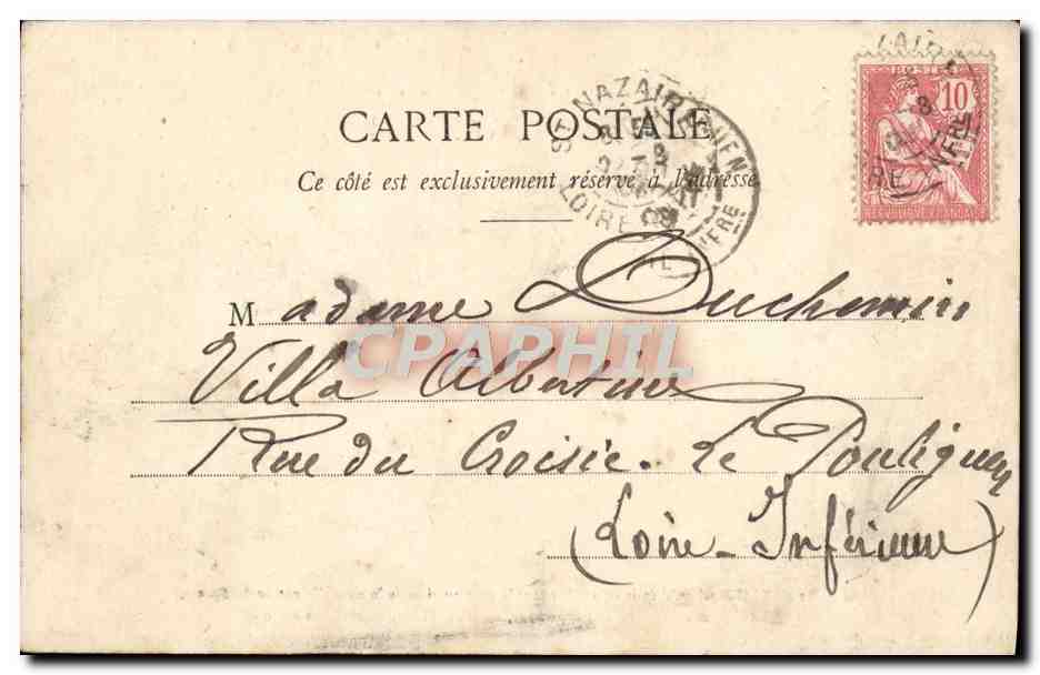 CPA St Nazaire  — Rückseite