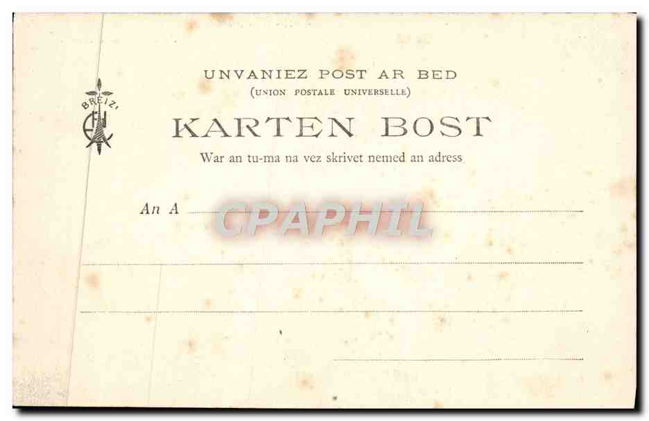 CPA Les Poesies De Botrel Illustrees Pommiers Bretons Botrel — Rückseite